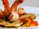 Shrimp with Crab Cake